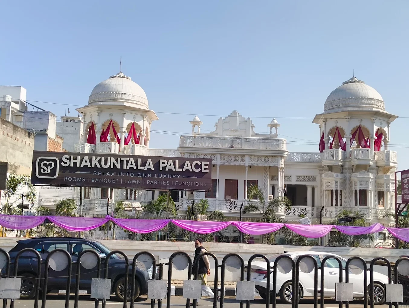 Palace facade in daylight