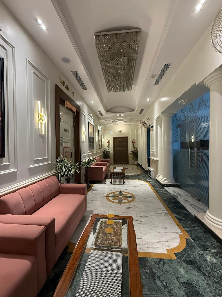 Interior corridor at Shakuntala Palace